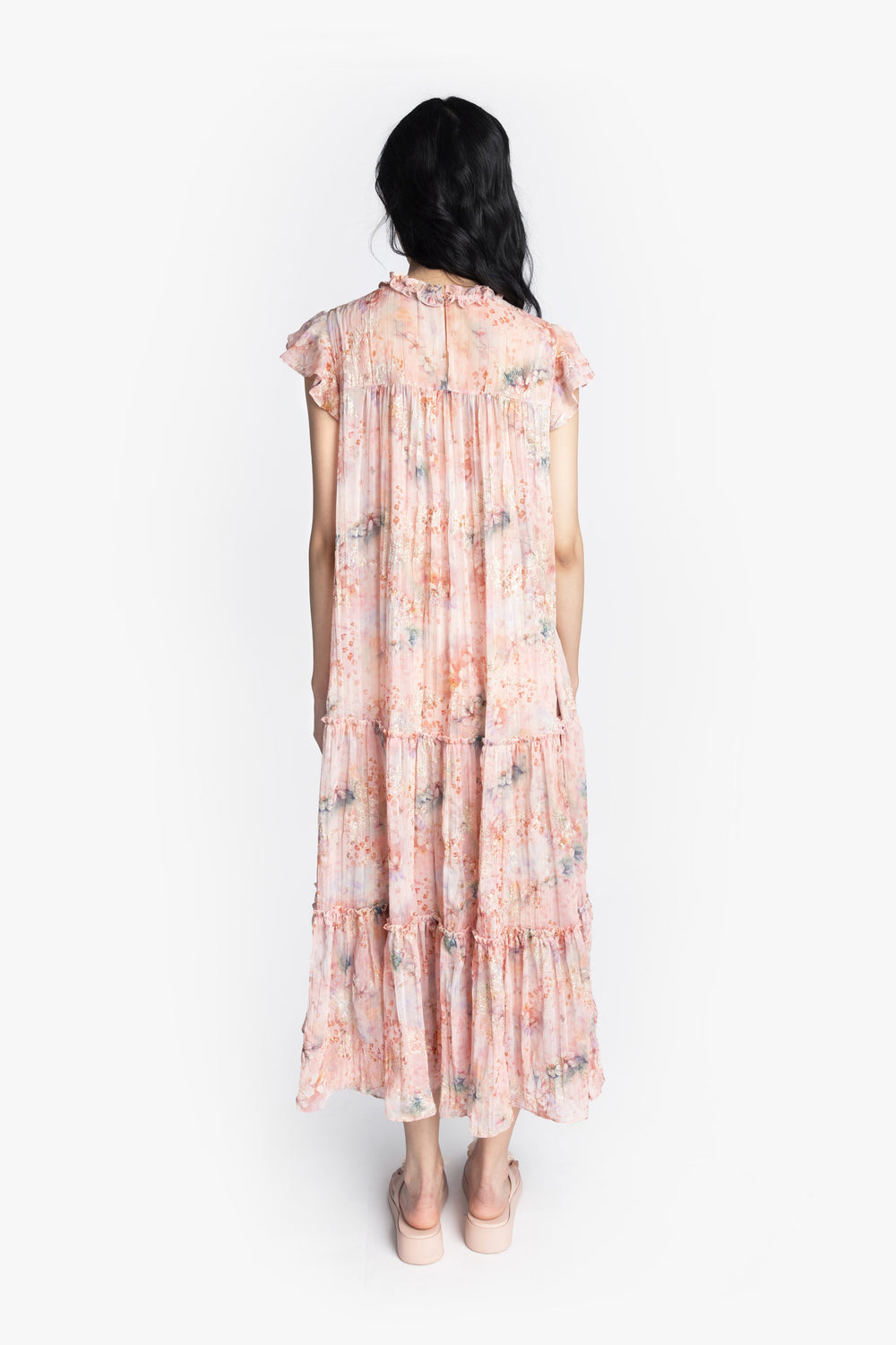 Oasis Blooms Tiered Maxi Dress - Anna Sui Sale