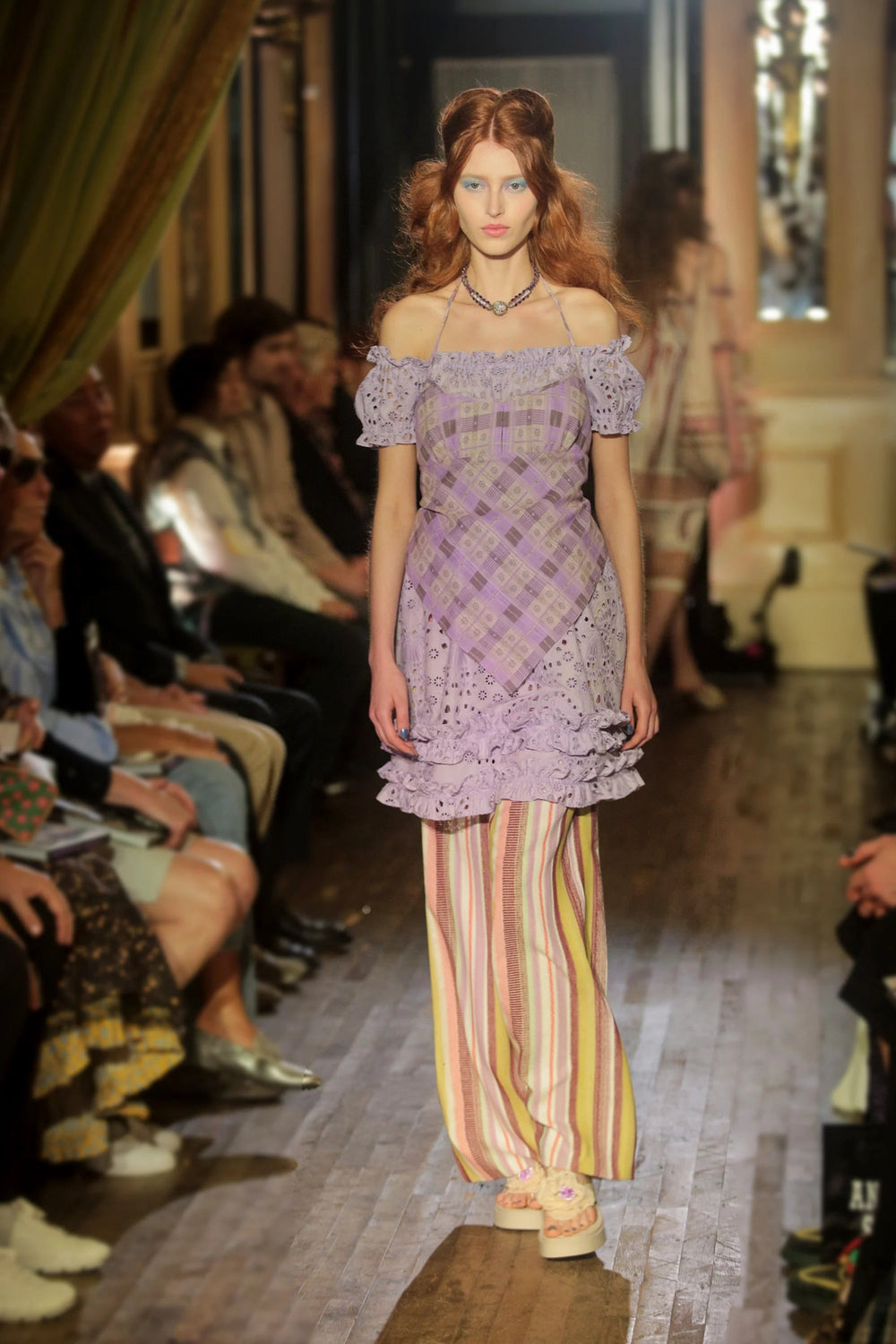 Mesa Stripe Pants - Anna Sui Sale
