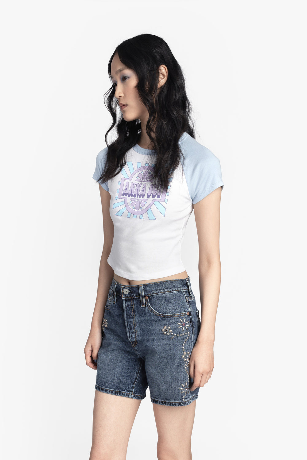 Anna Sui Spring ’26 Invitation Baby Tee - Anna Sui US