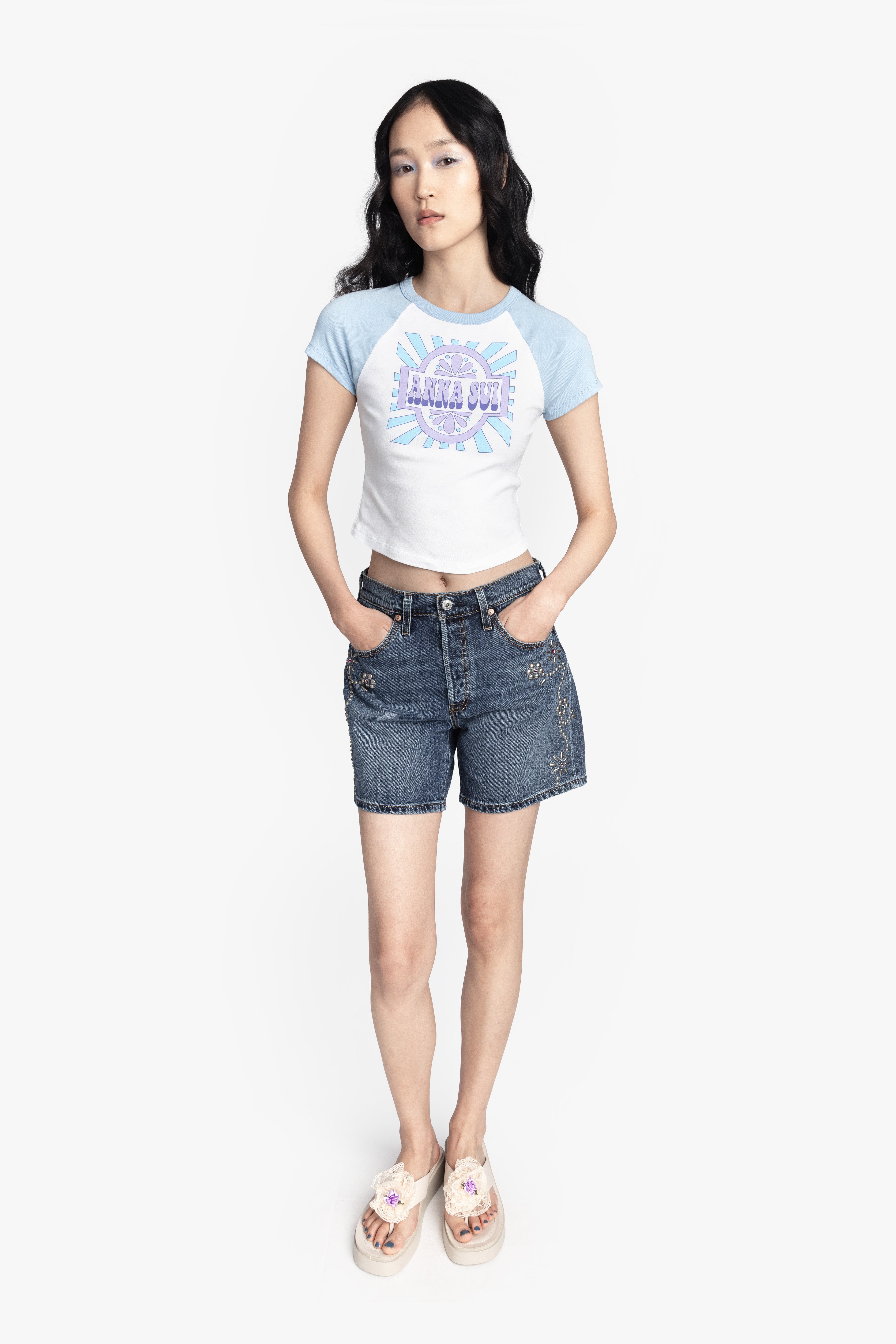 Anna Sui Spring ’26 Invitation Baby Tee - Anna Sui US