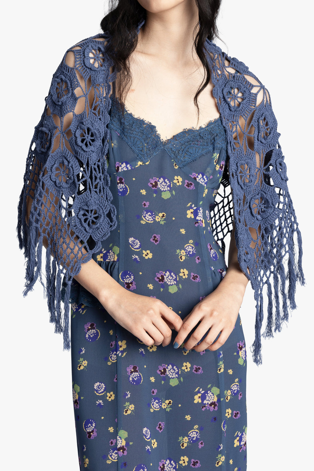 Night Blooming Chiffon Slip Dress - Anna Sui Discount