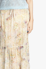 Oasis Blooms Tiered Skirt - Anna Sui Outlet