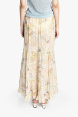 Oasis Blooms Tiered Skirt - Anna Sui Outlet
