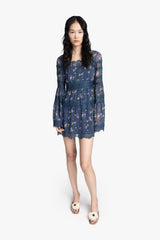 Night Blooming Chiffon Dress - Anna Sui US