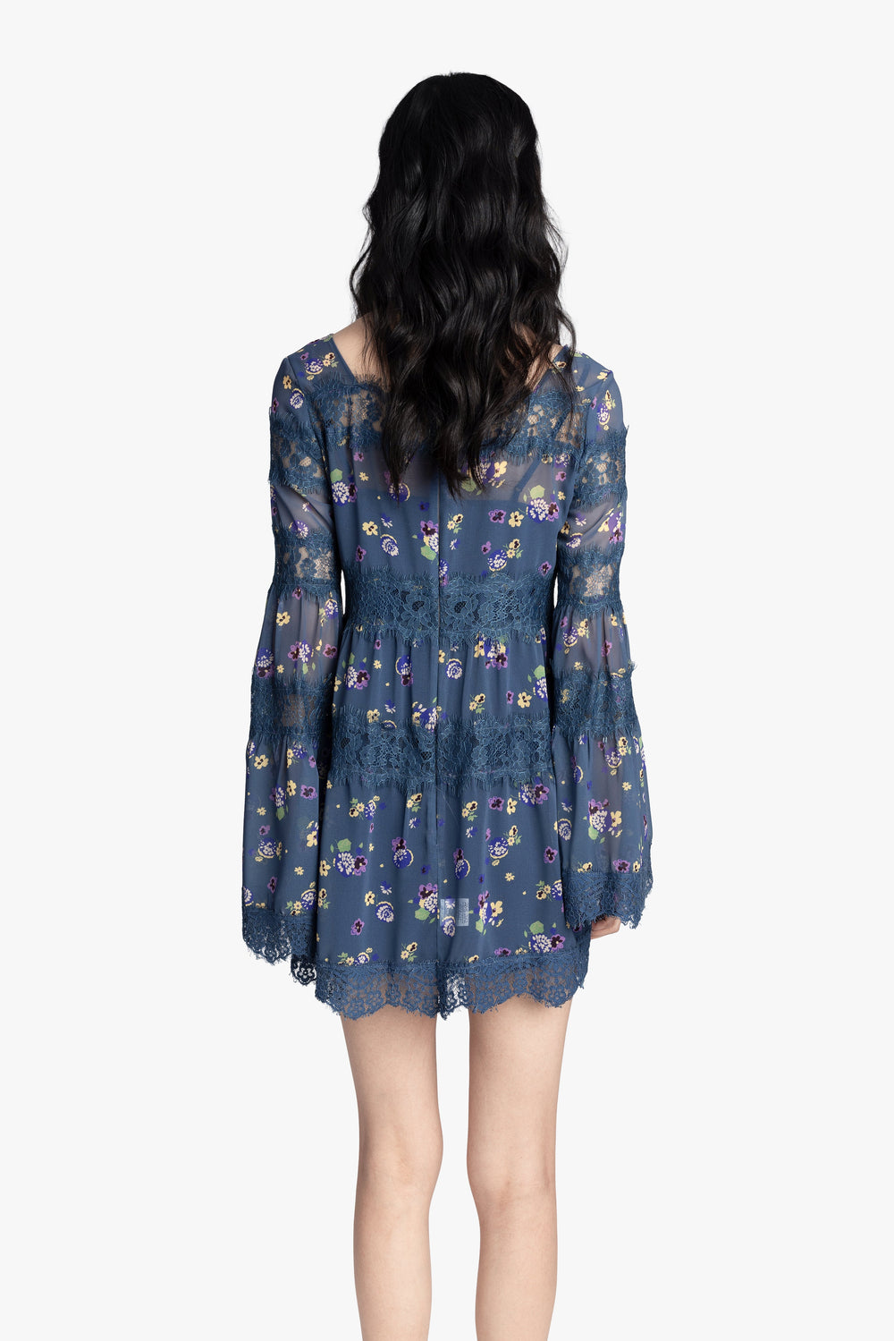 Night Blooming Chiffon Dress - Anna Sui US