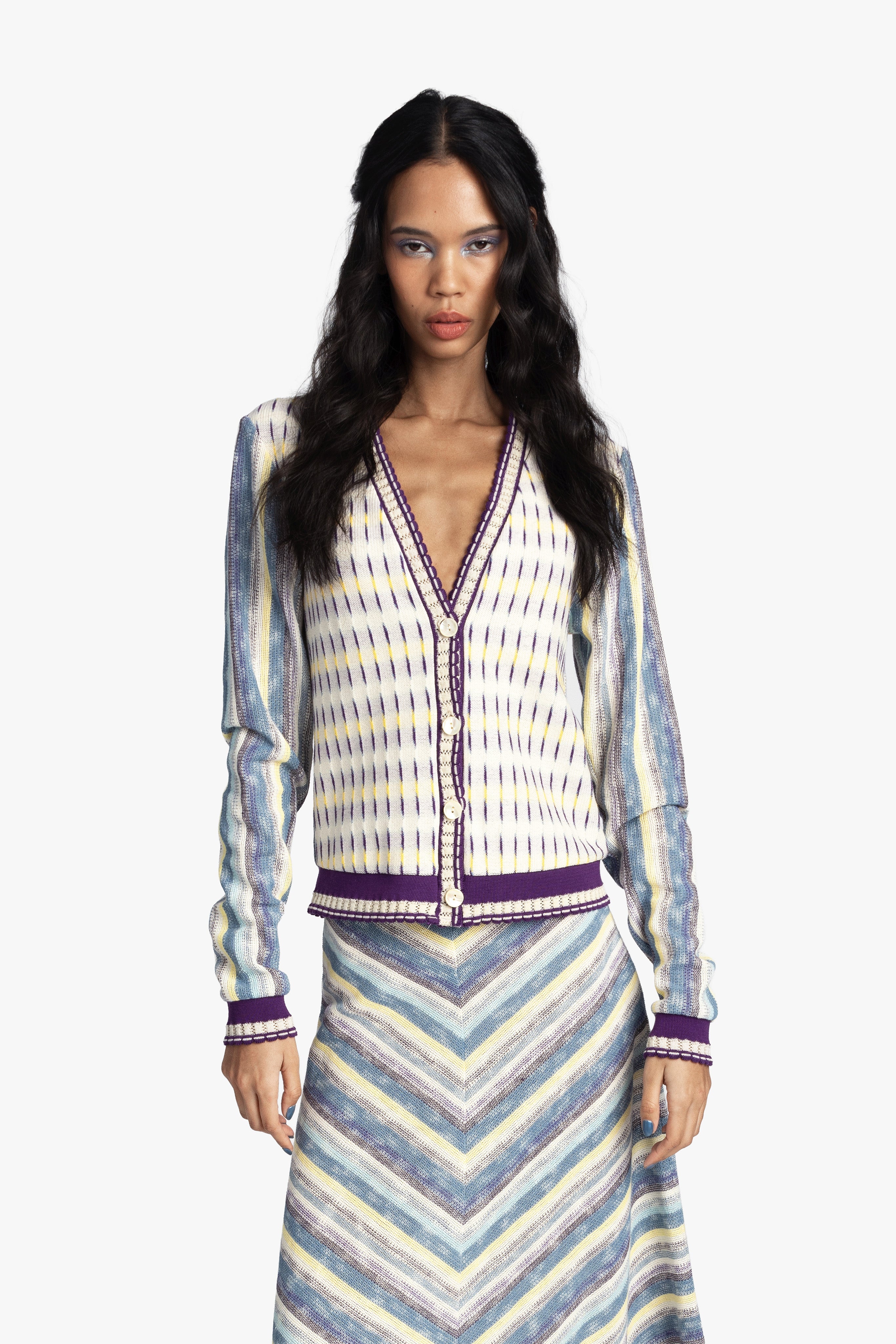 Serape Knit Cardigan - Anna Sui Online