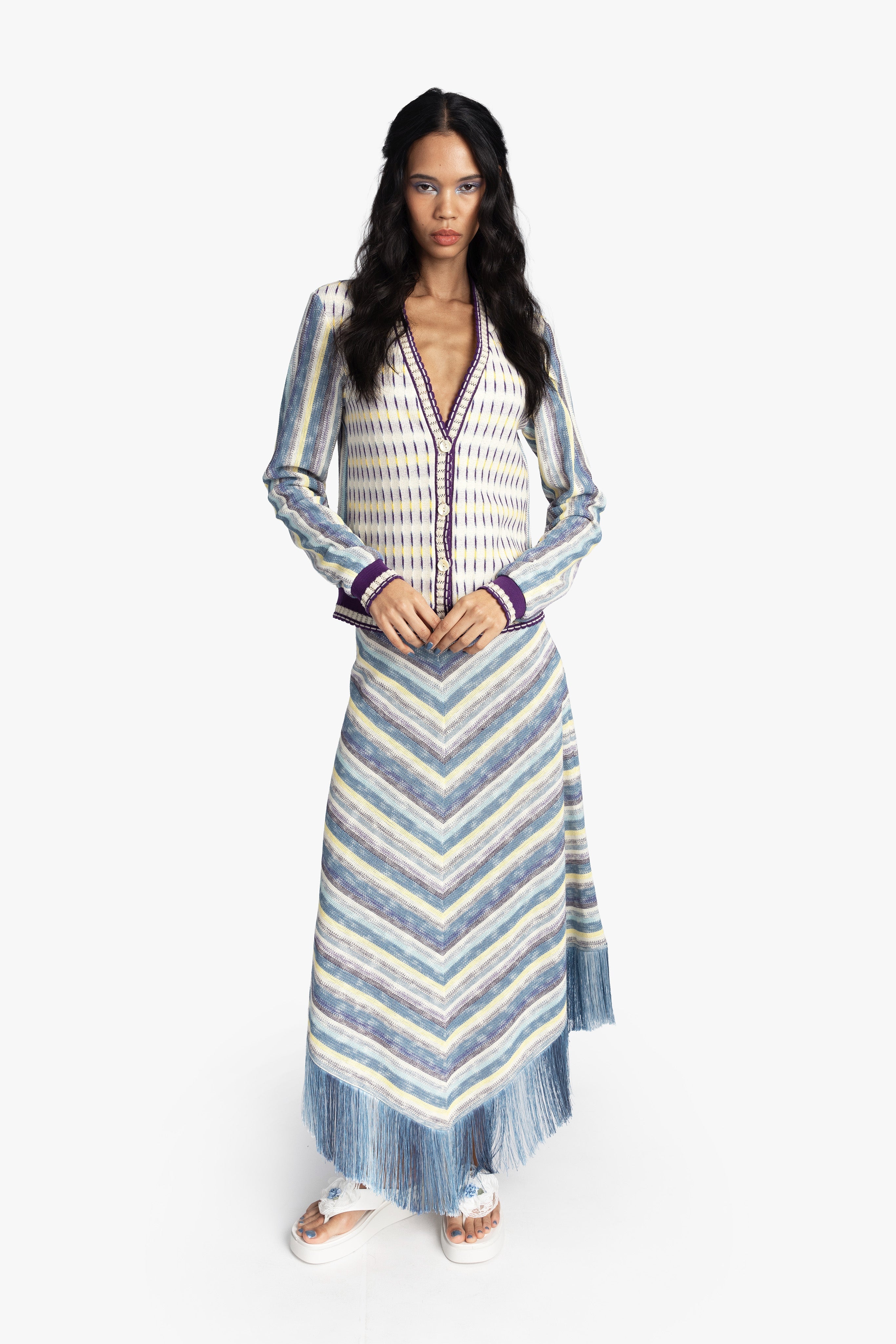 Serape Knit Cardigan - Anna Sui Online