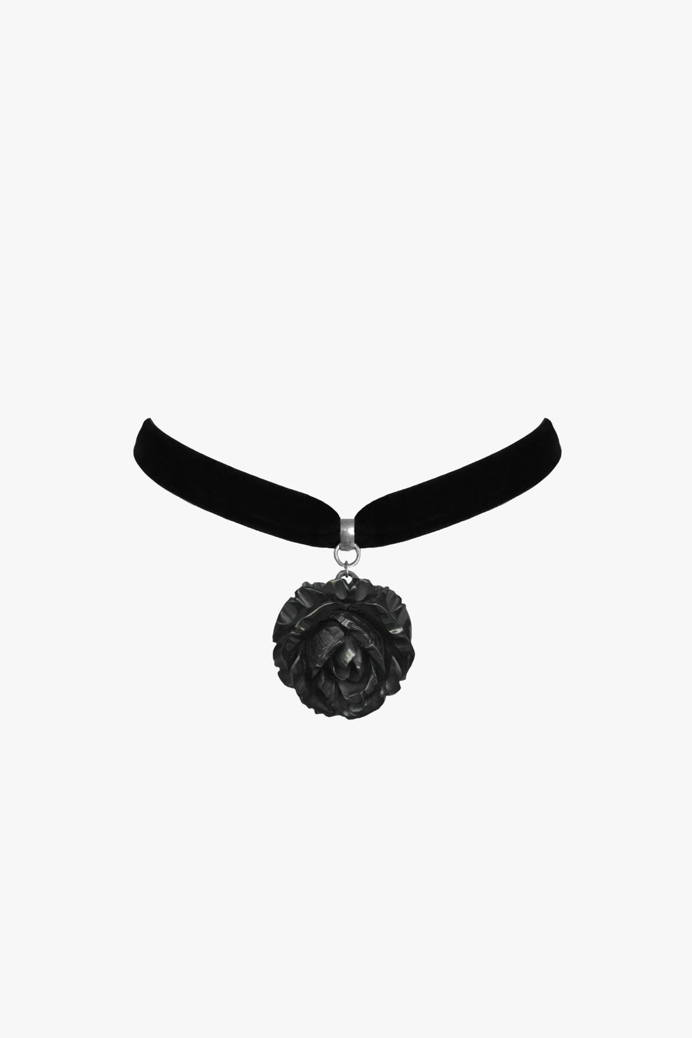 Large Retrolite Rose Velvet Choker - Anna Sui Sale