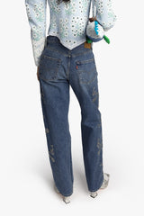 Studded Denim Jeans - Anna Sui US