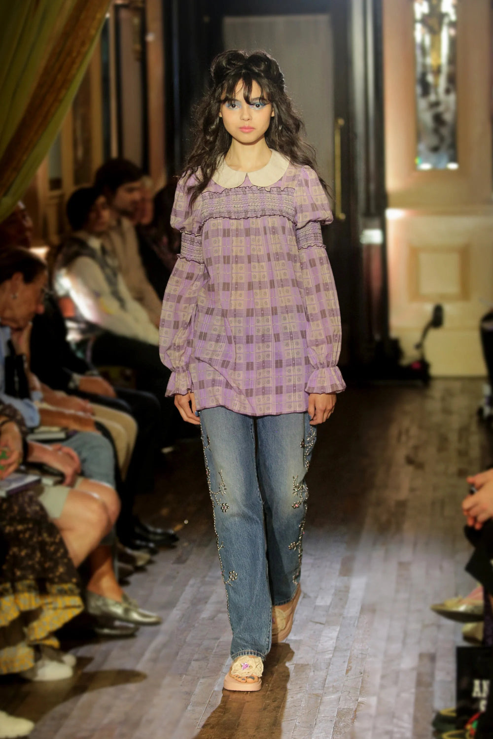 Studded Denim Jeans - Anna Sui US