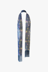 Night Blooming Chiffon Fringe Scarf - Anna Sui Online
