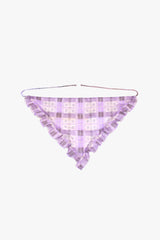 Plaid Blossom Bandana - Anna Sui US