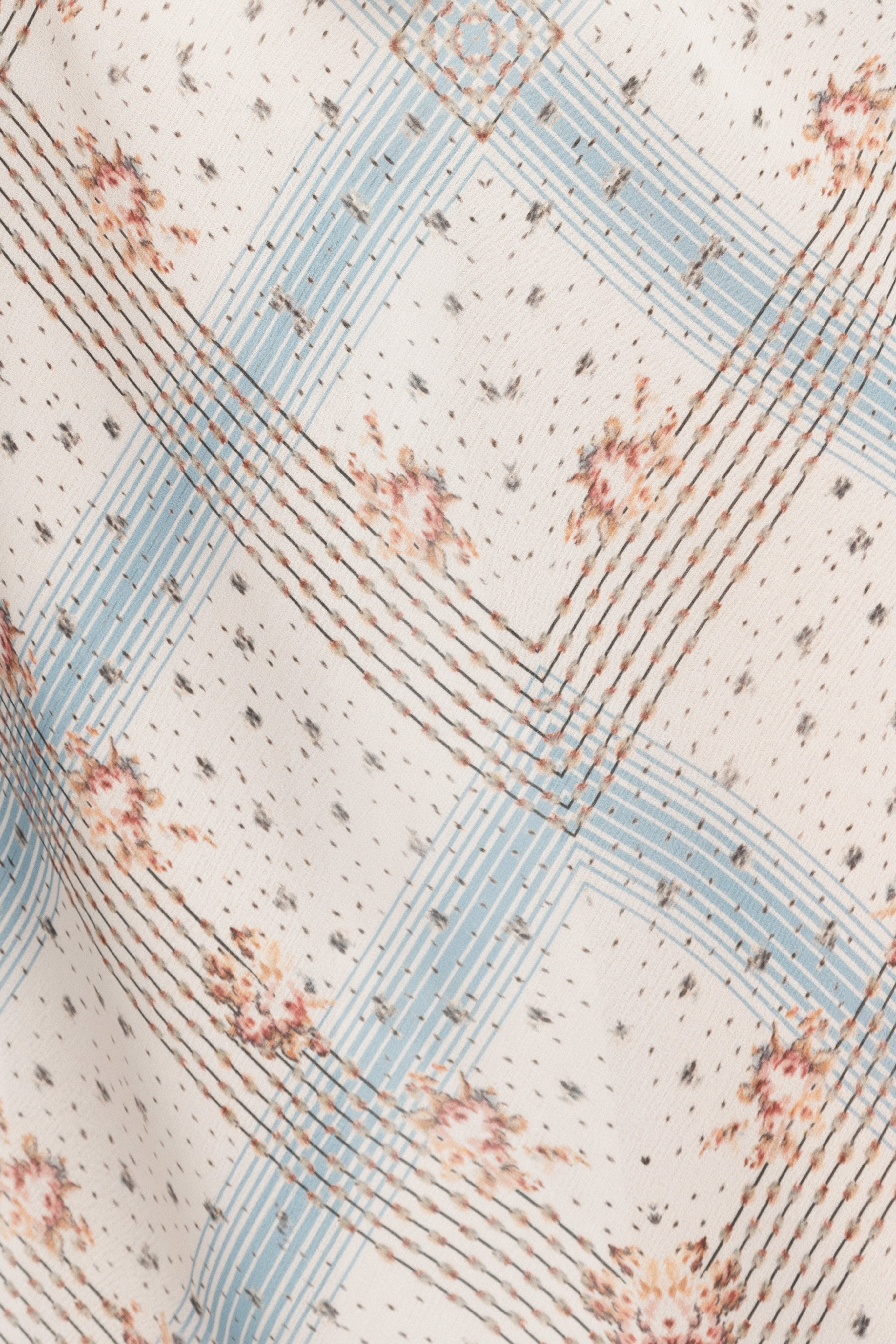 Heritage Scarf Print Chiffon Skirt - Anna Sui Discount