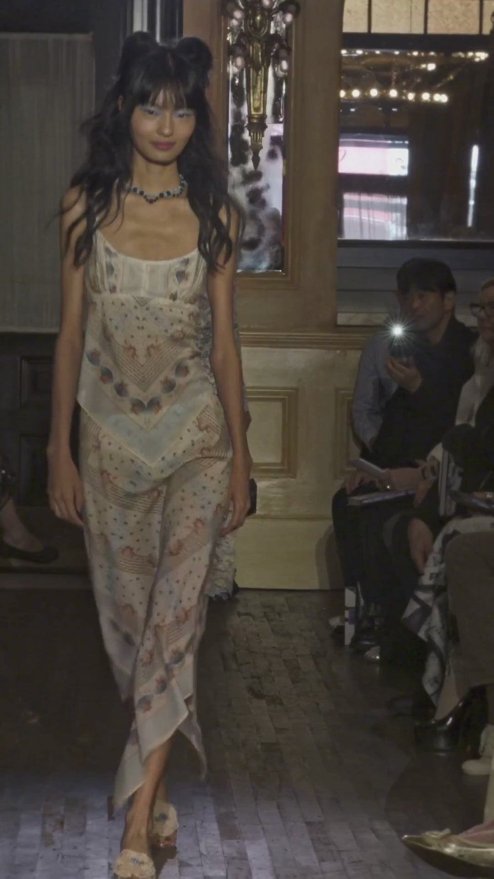 Heritage Scarf Print Apron Top - Anna Sui US
