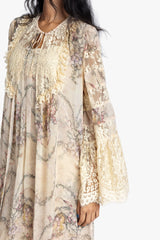 Spirit Bloom Chiffon Peignoir - Anna Sui Outlet