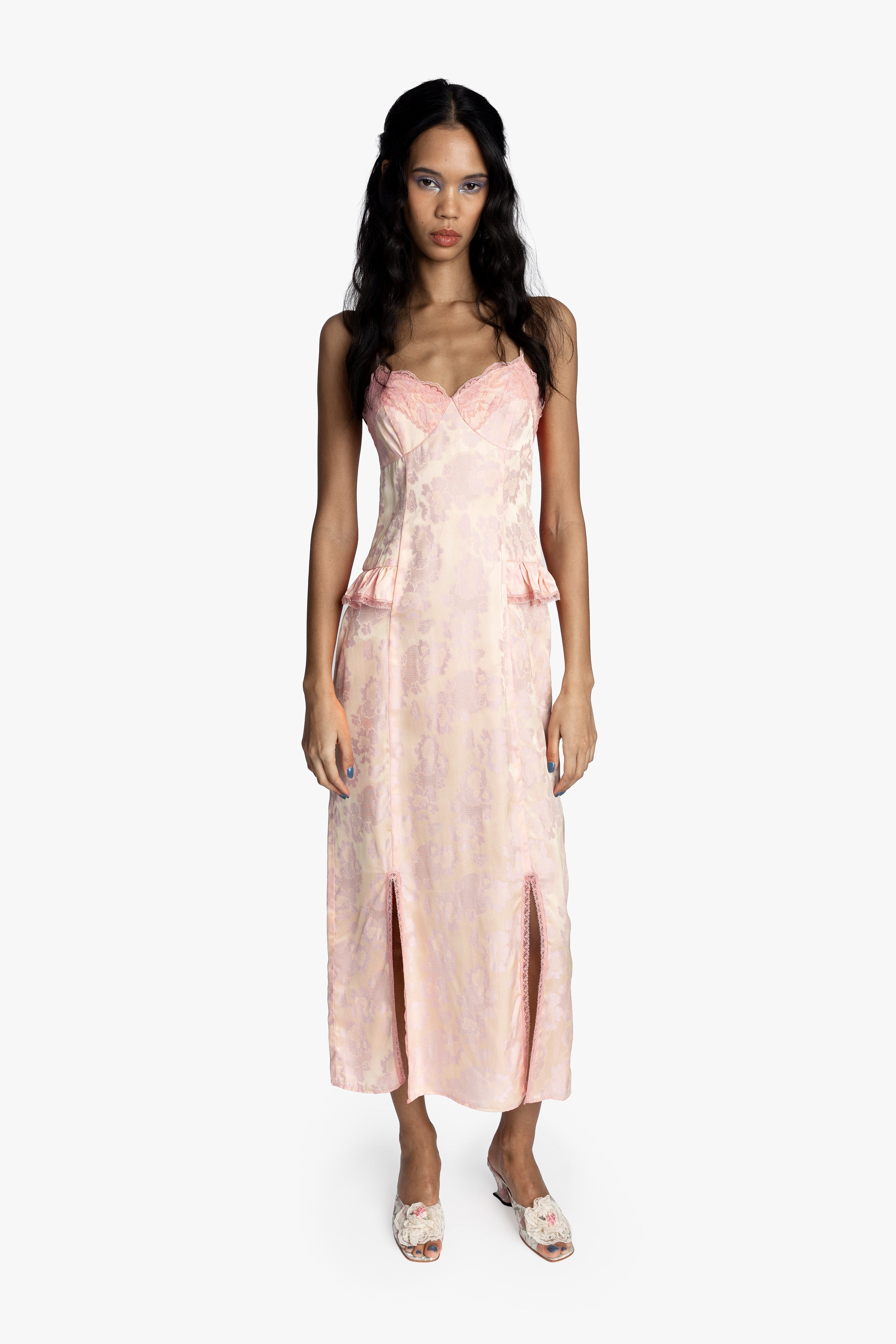 Damask Rose Brocade Slip Dress - Anna Sui US