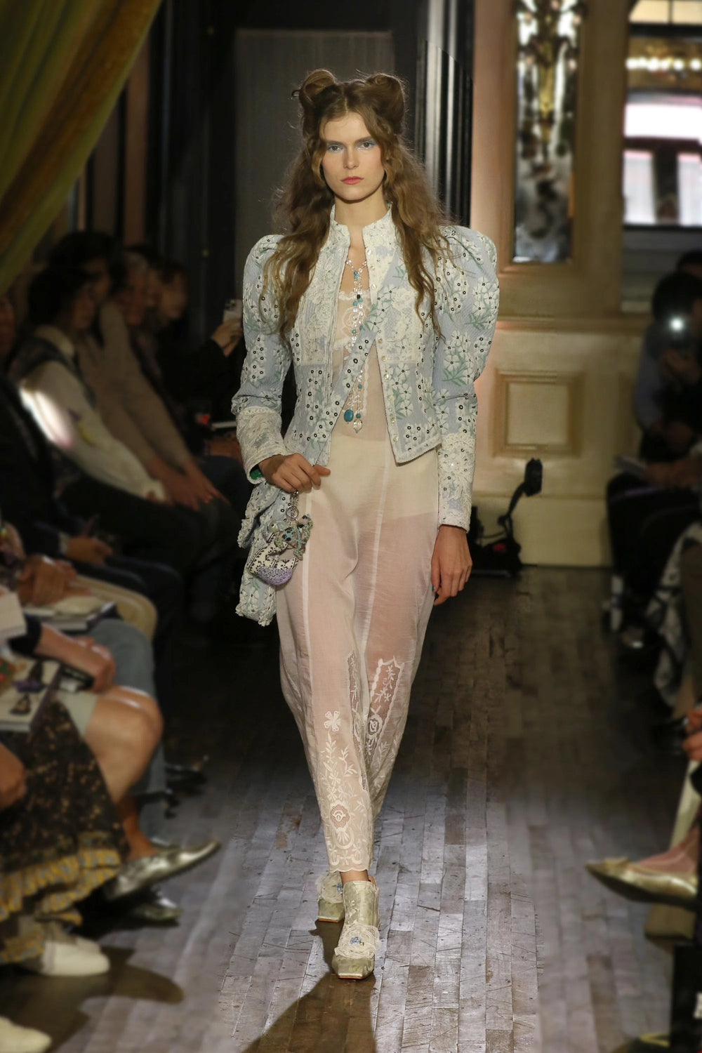 Morning Glory Brocade Victorian Jacket - Anna Sui Sale