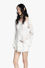 Cottage Rose Lace Mini Dress - Anna Sui Discount