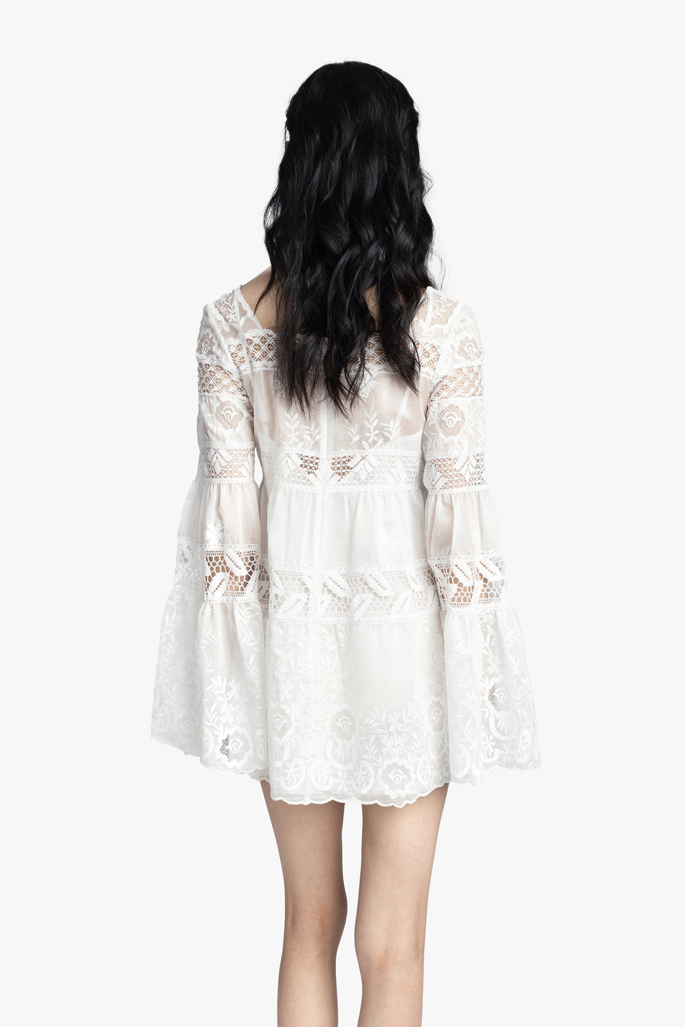 Cottage Rose Lace Mini Dress - Anna Sui Discount