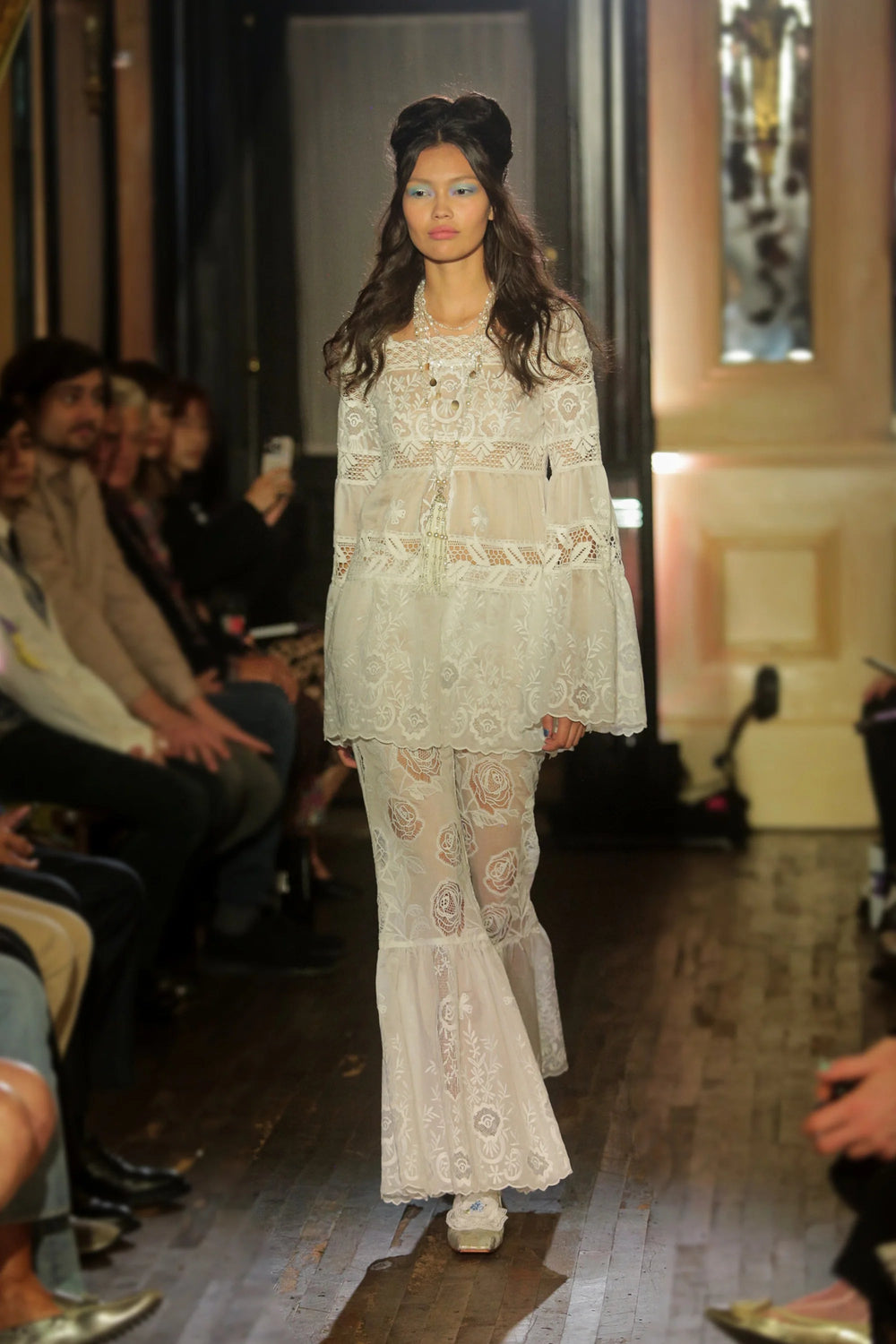 Cottage Rose Lace Mini Dress - Anna Sui Discount