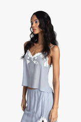 Nouveau Satin Applique Camisole - Anna Sui Online