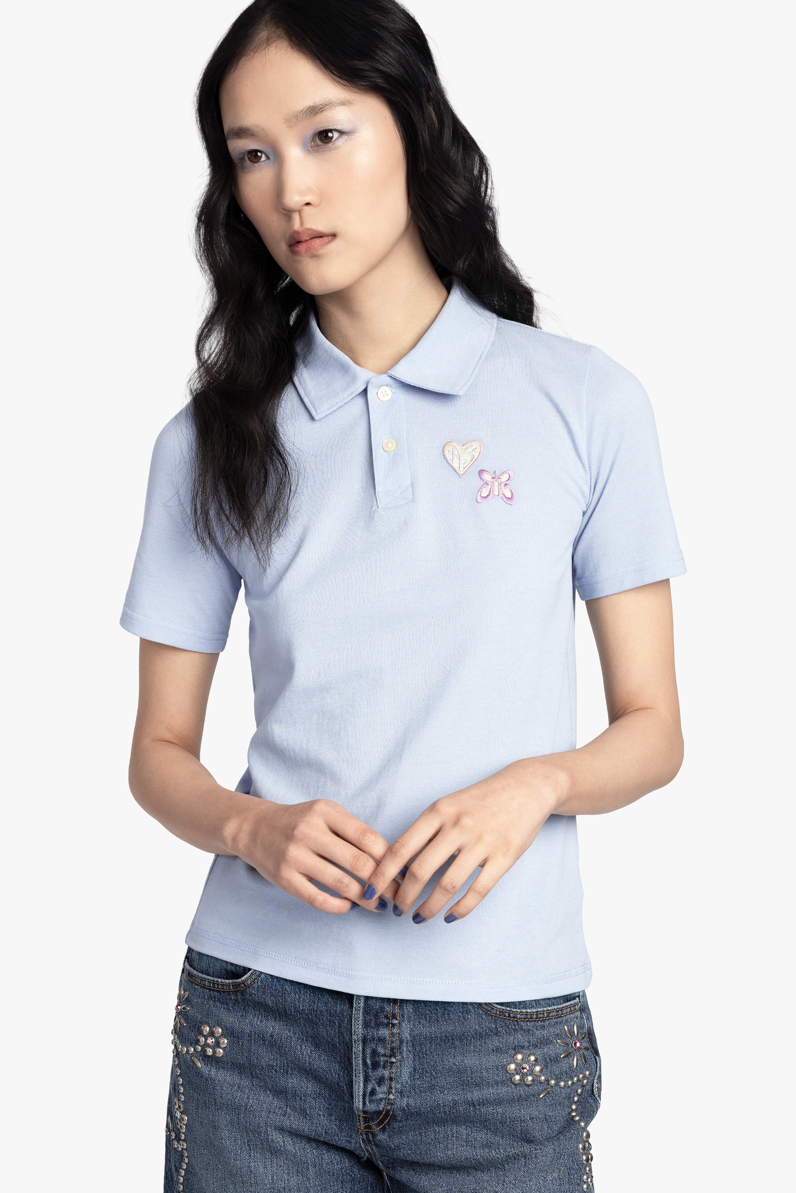 Patch Polo Tee - Anna Sui Online