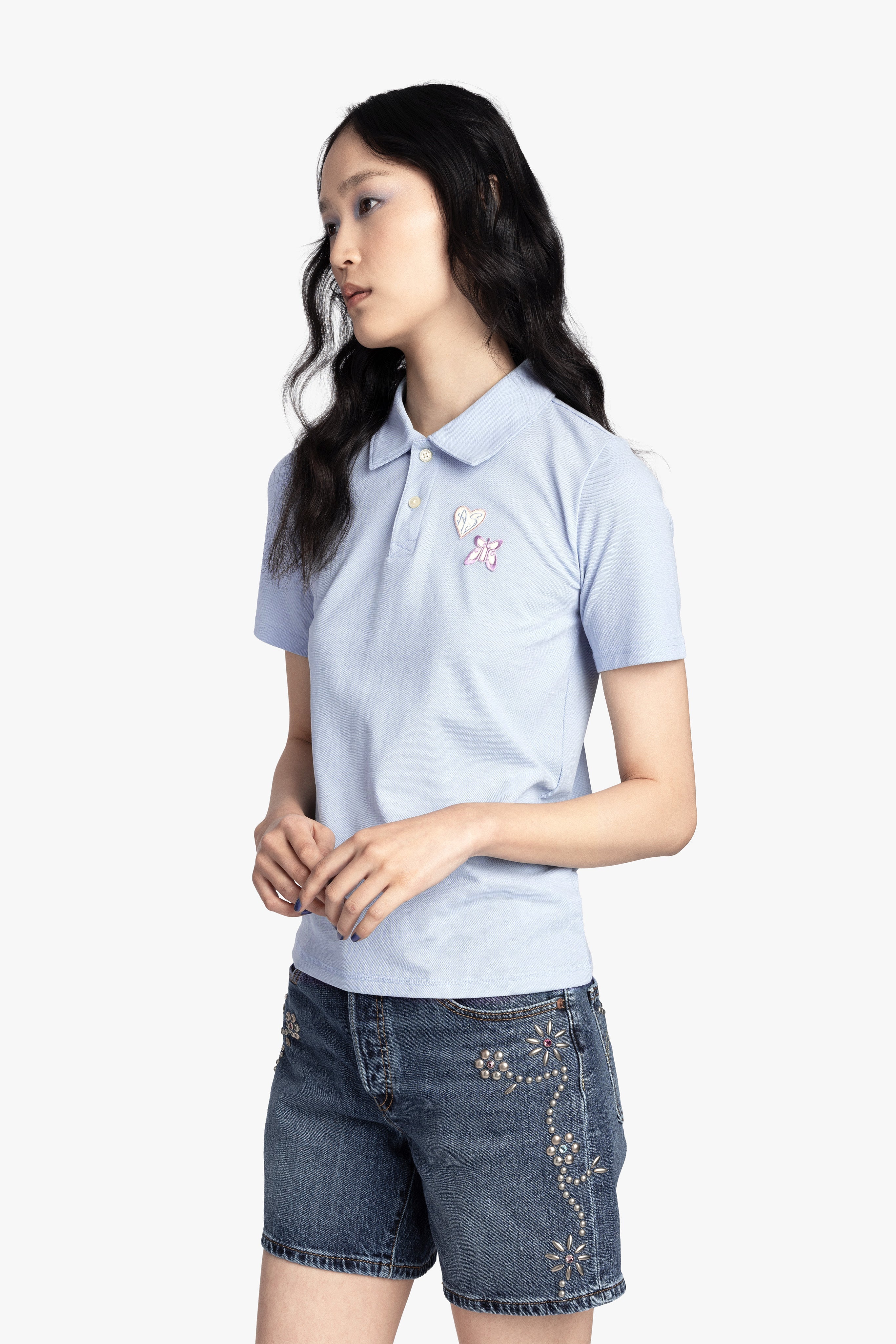 Patch Polo Tee - Anna Sui Online