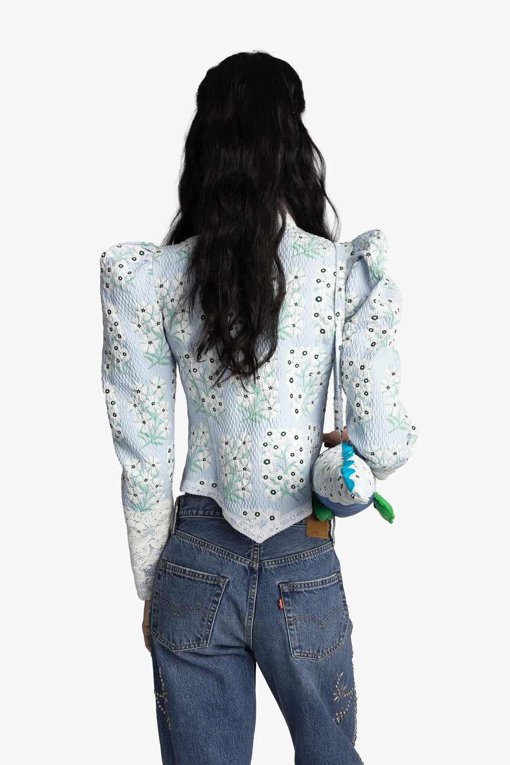 Alligator Bag- Sky Blue Multi - Anna Sui US