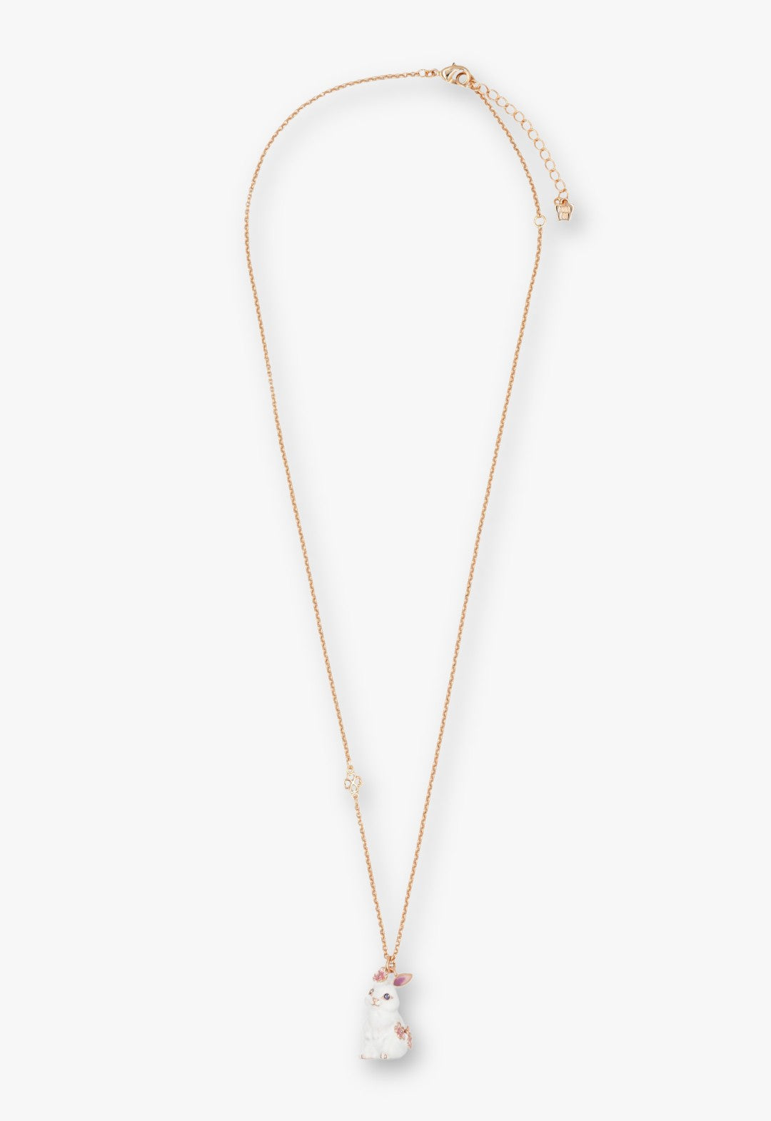 Blossom Bunny Charm Necklace - Gold - Anna Sui Online