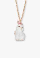 Blossom Bunny Charm Necklace - Gold - Anna Sui Online