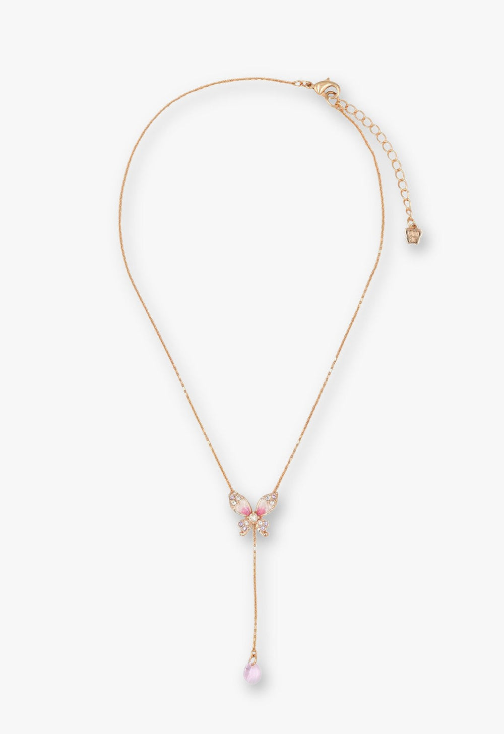 Crystal Bloom Butterfly Necklace - Anna Sui Sale