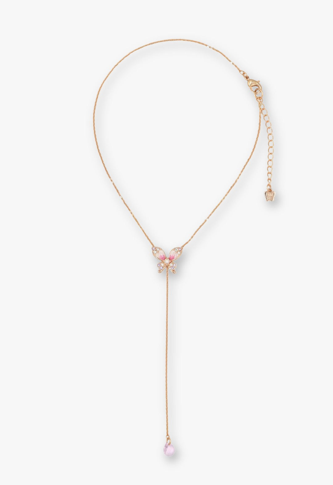 Crystal Bloom Butterfly Necklace - Anna Sui Sale