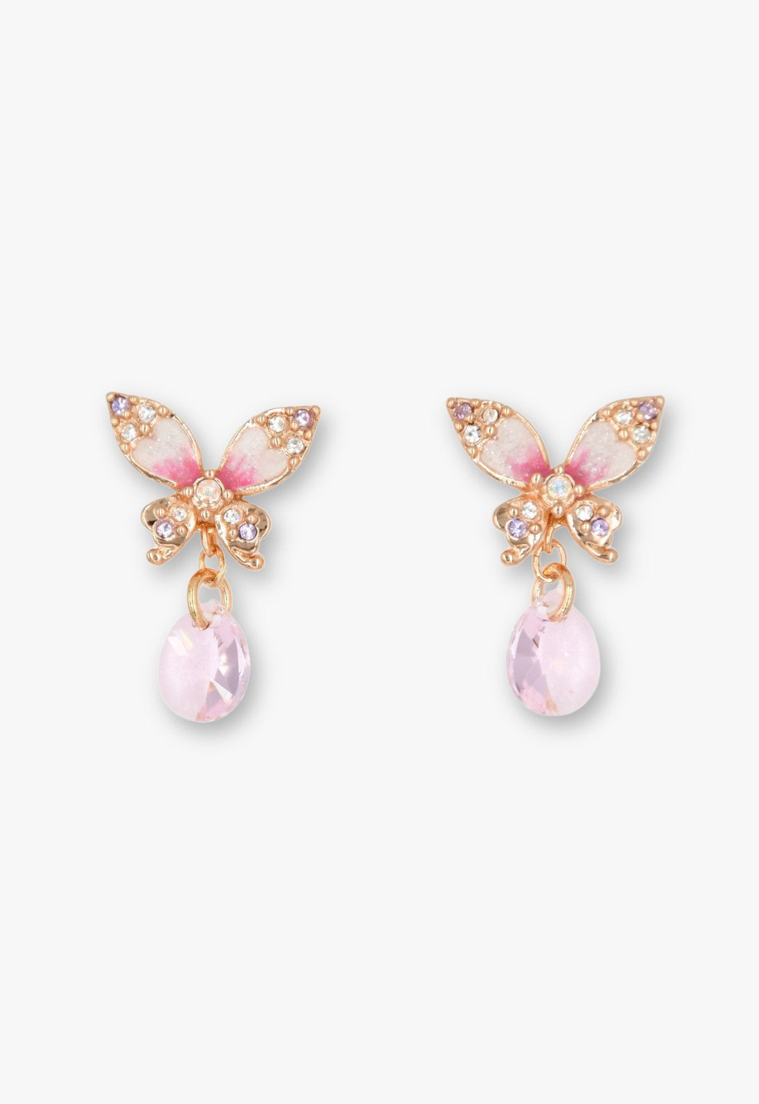 Crystal Bloom Butterfly Earrings - Anna Sui Discount