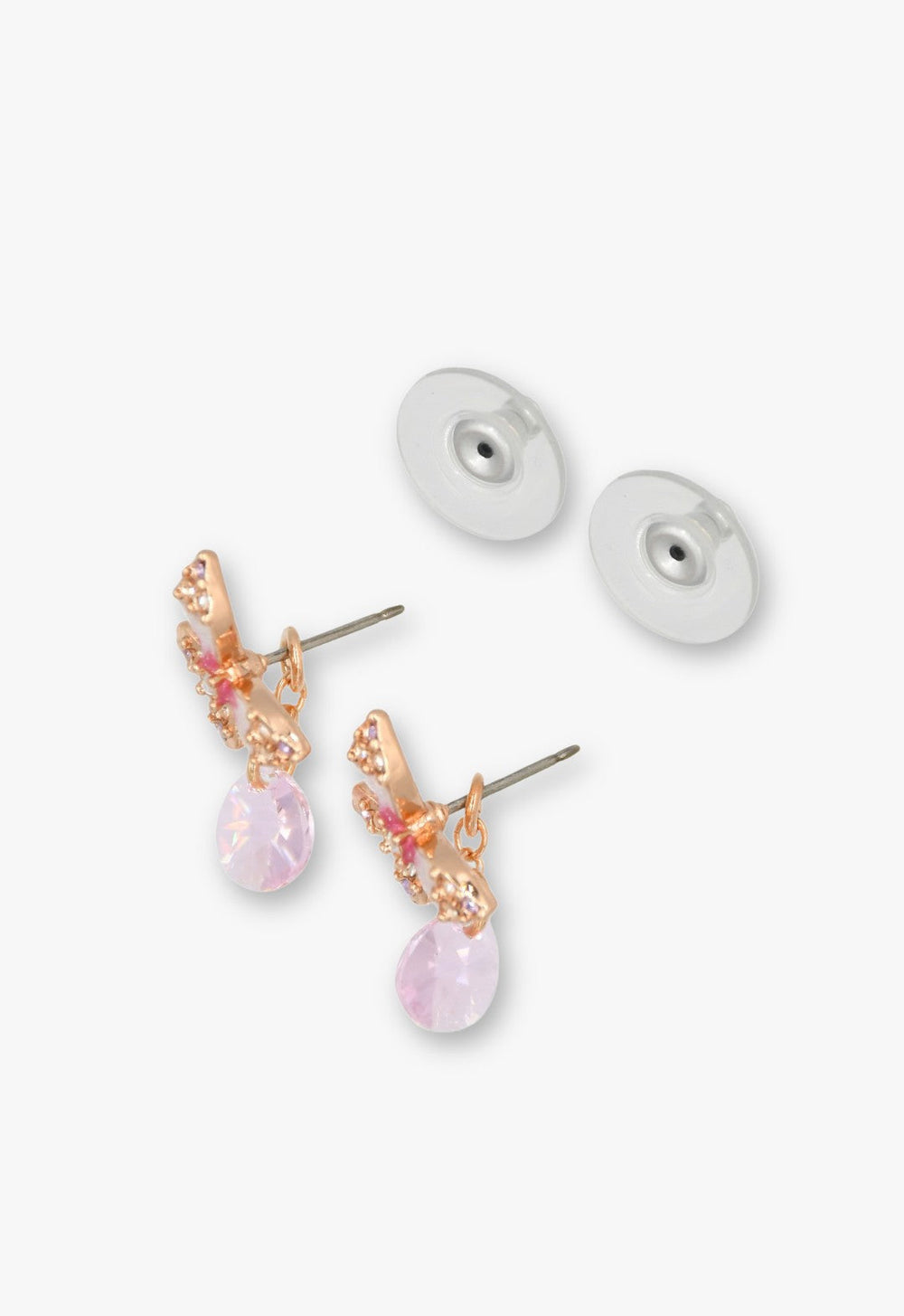 Crystal Bloom Butterfly Earrings - Anna Sui Discount