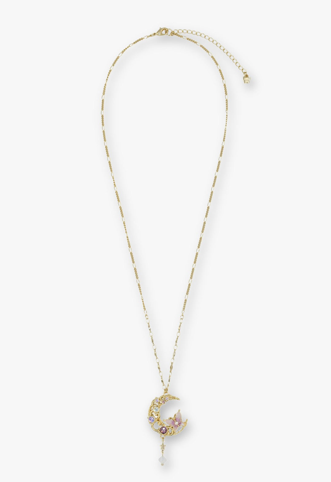 Enchanted Butterfly Moon Necklace - Gold - Anna Sui Online