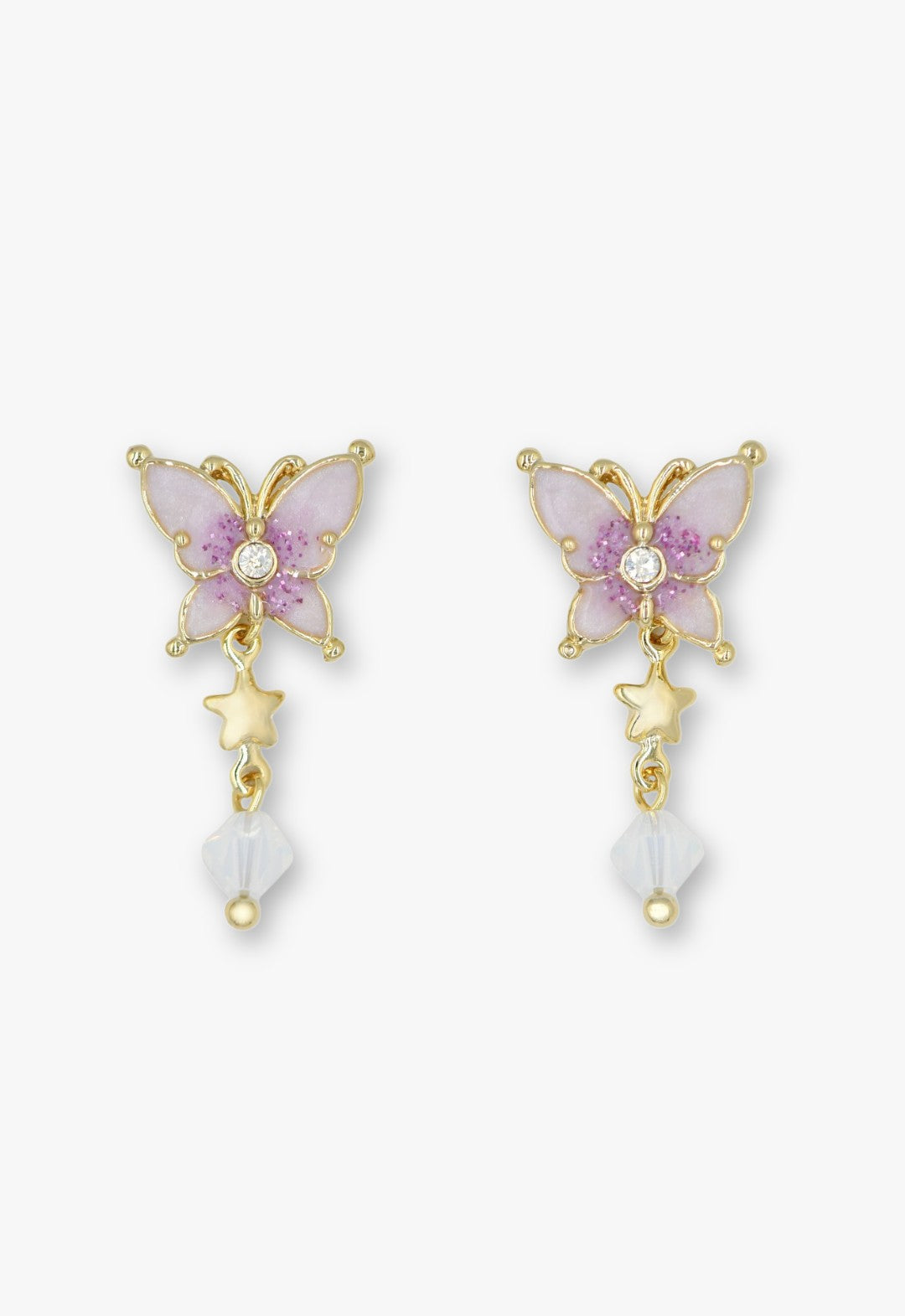 Twilight Butterfly Drop Earrings - Gold - Anna Sui Sale