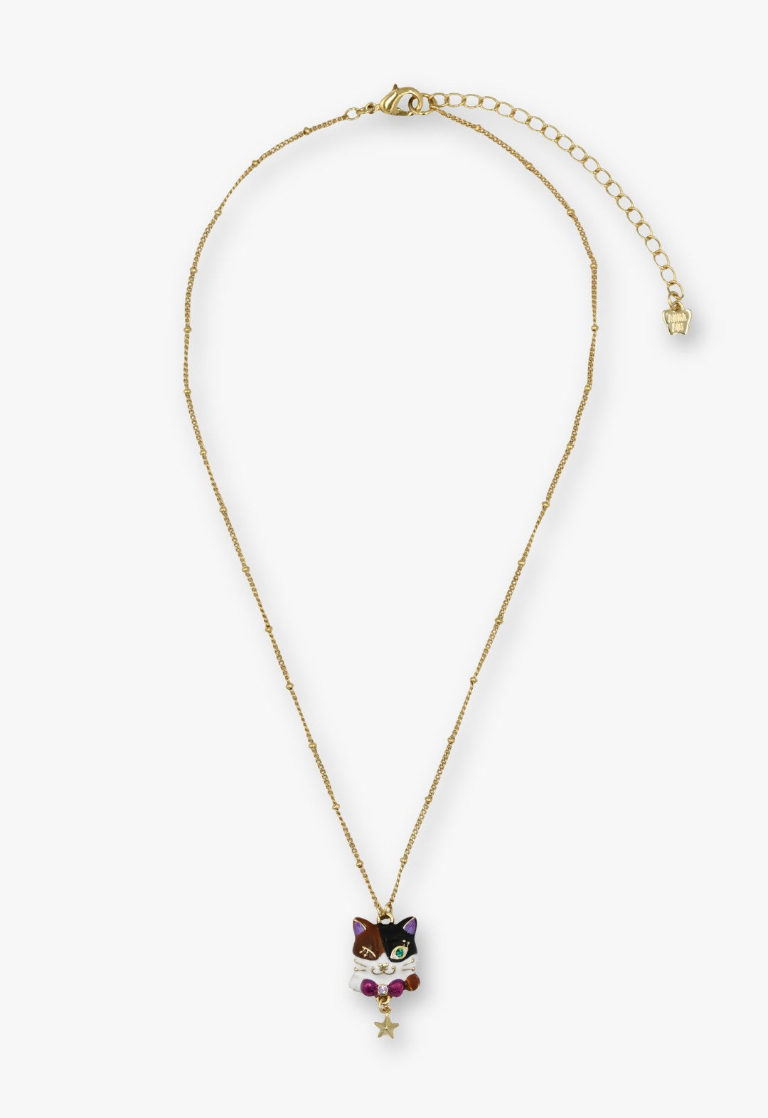 Wink & Wish Calico Cat Necklace - Anna Sui Sale
