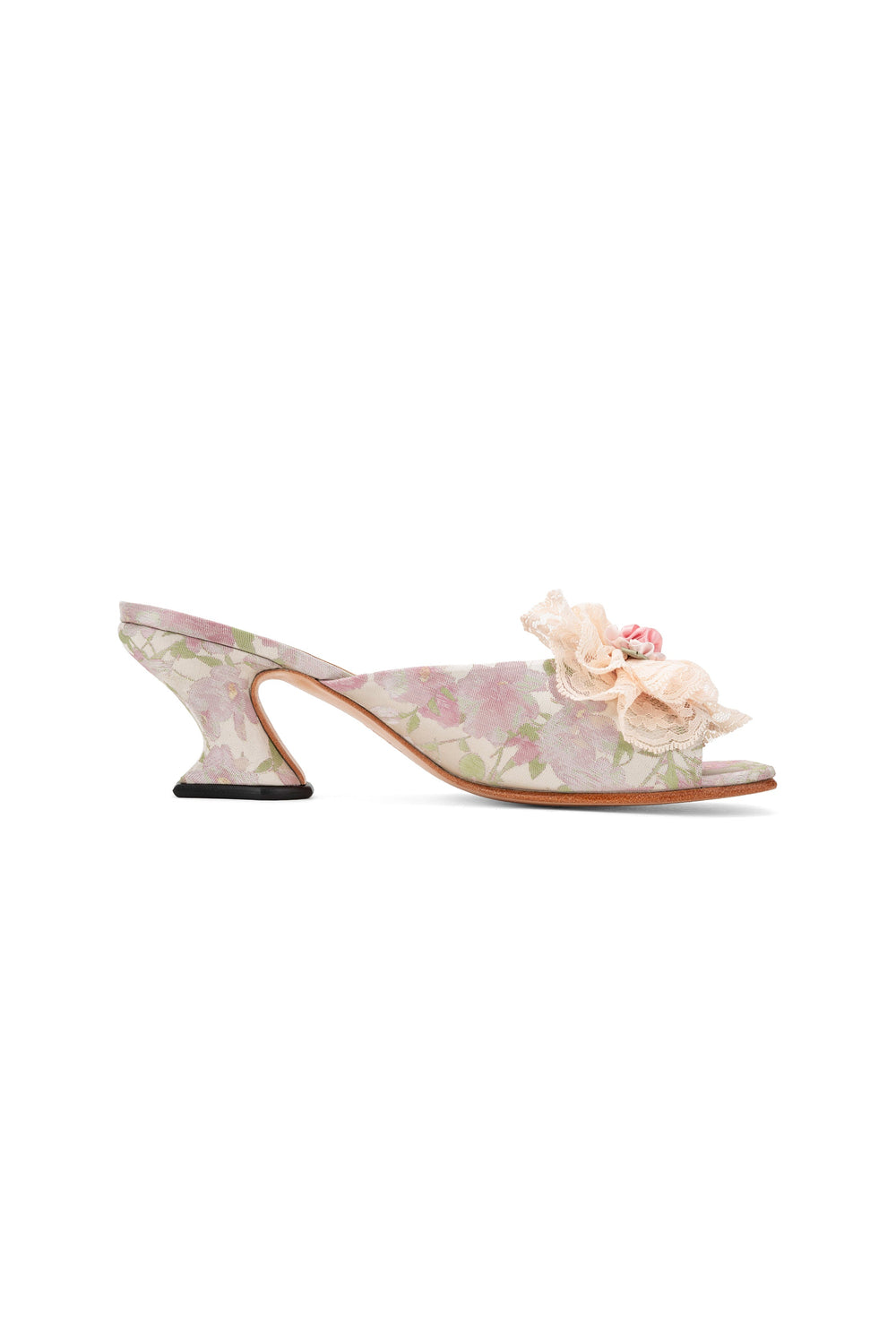 John Fluevog x Anna Sui Brocade Mules- Pink - Anna Sui Discount
