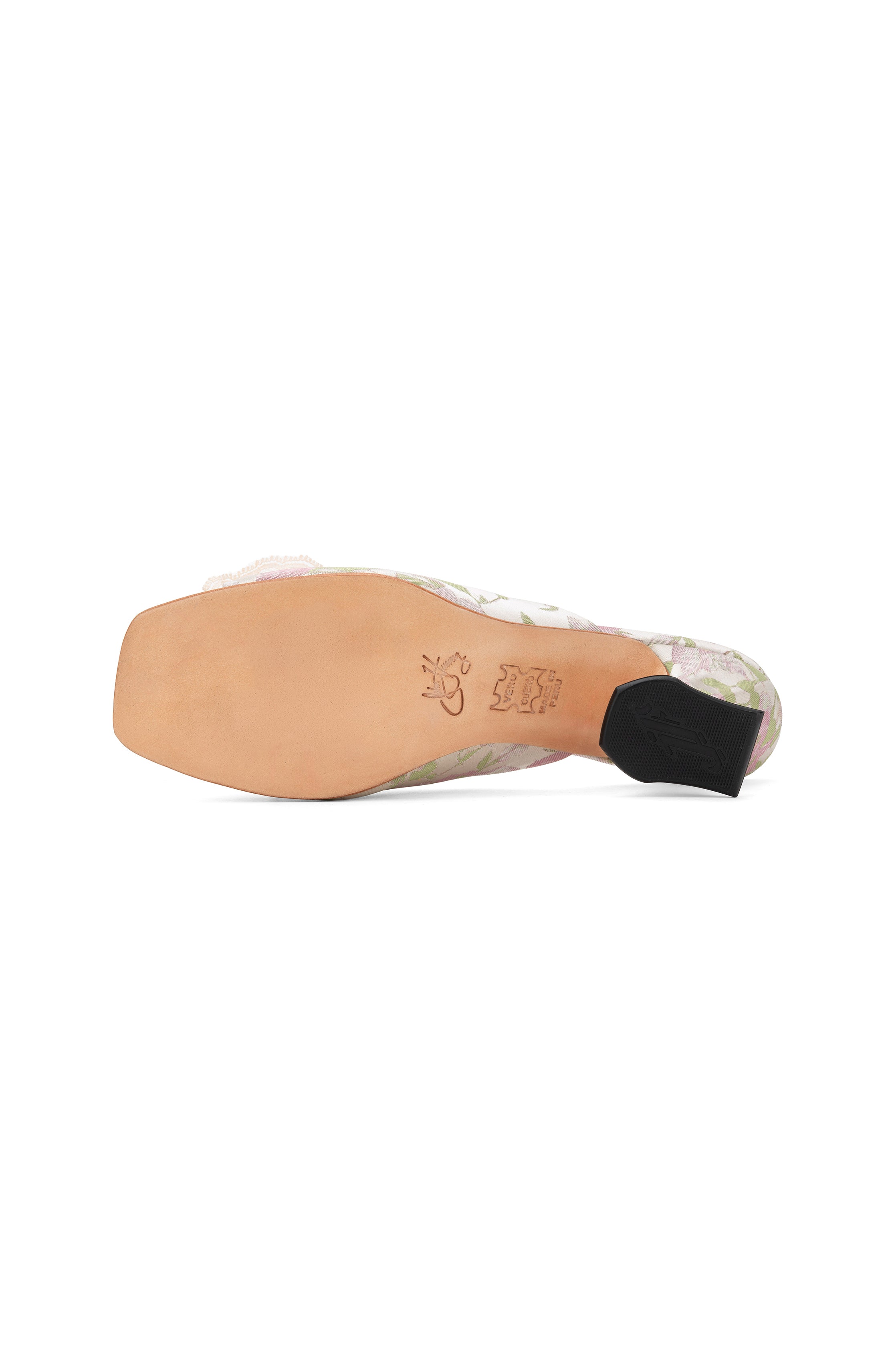 John Fluevog x Anna Sui Brocade Mules- Pink - Anna Sui Discount