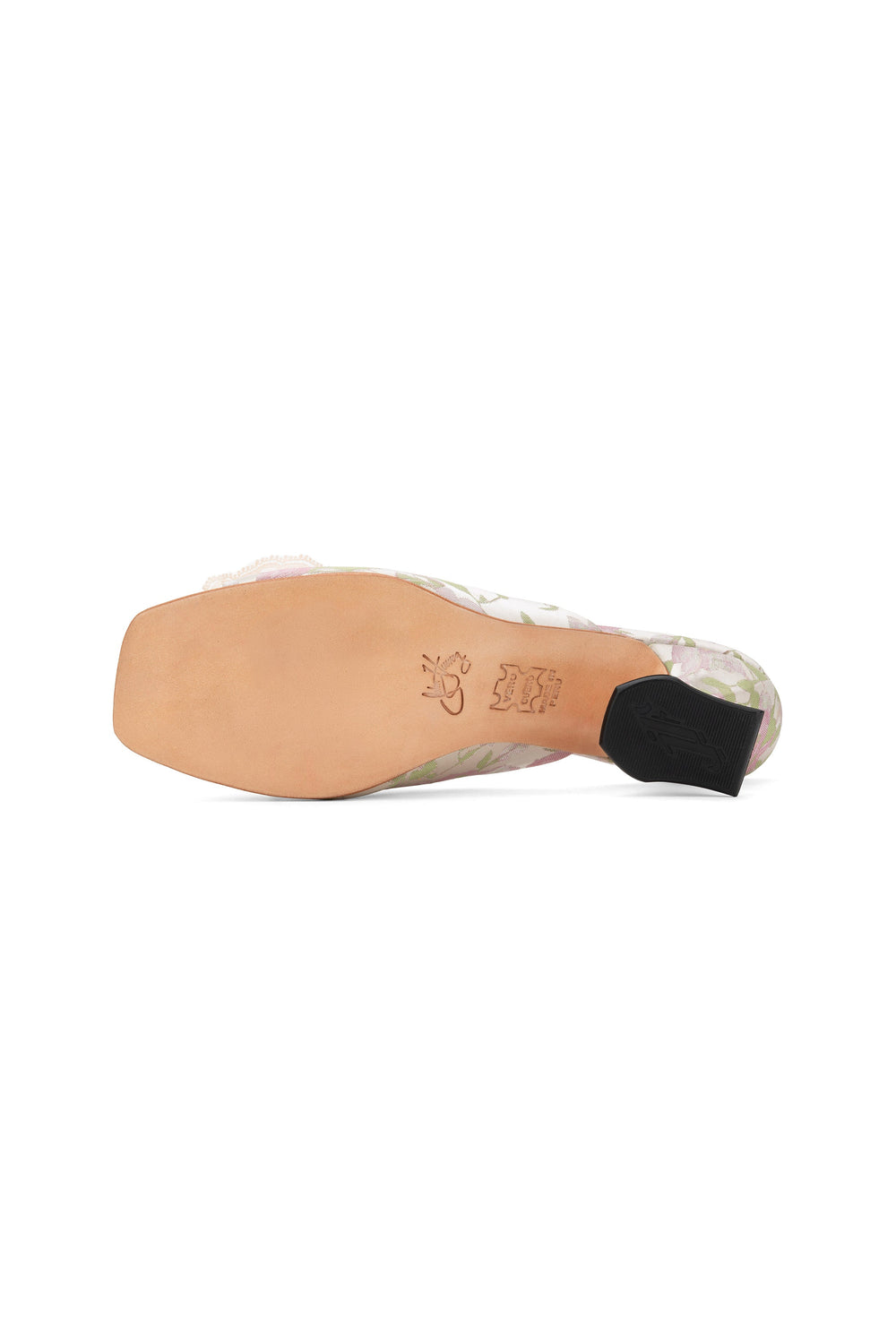 John Fluevog x Anna Sui Brocade Mules- Pink - Anna Sui Discount