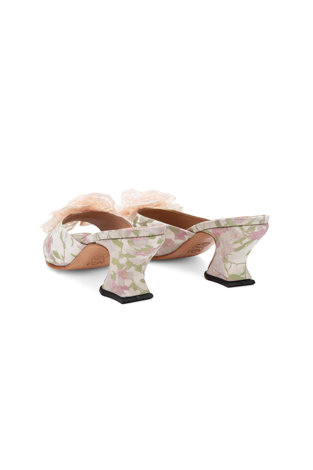 John Fluevog x Anna Sui Brocade Mules- Pink - Anna Sui Discount