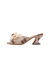 John Fluevog x Anna Sui Mules- Wildflower - Anna Sui Outlet