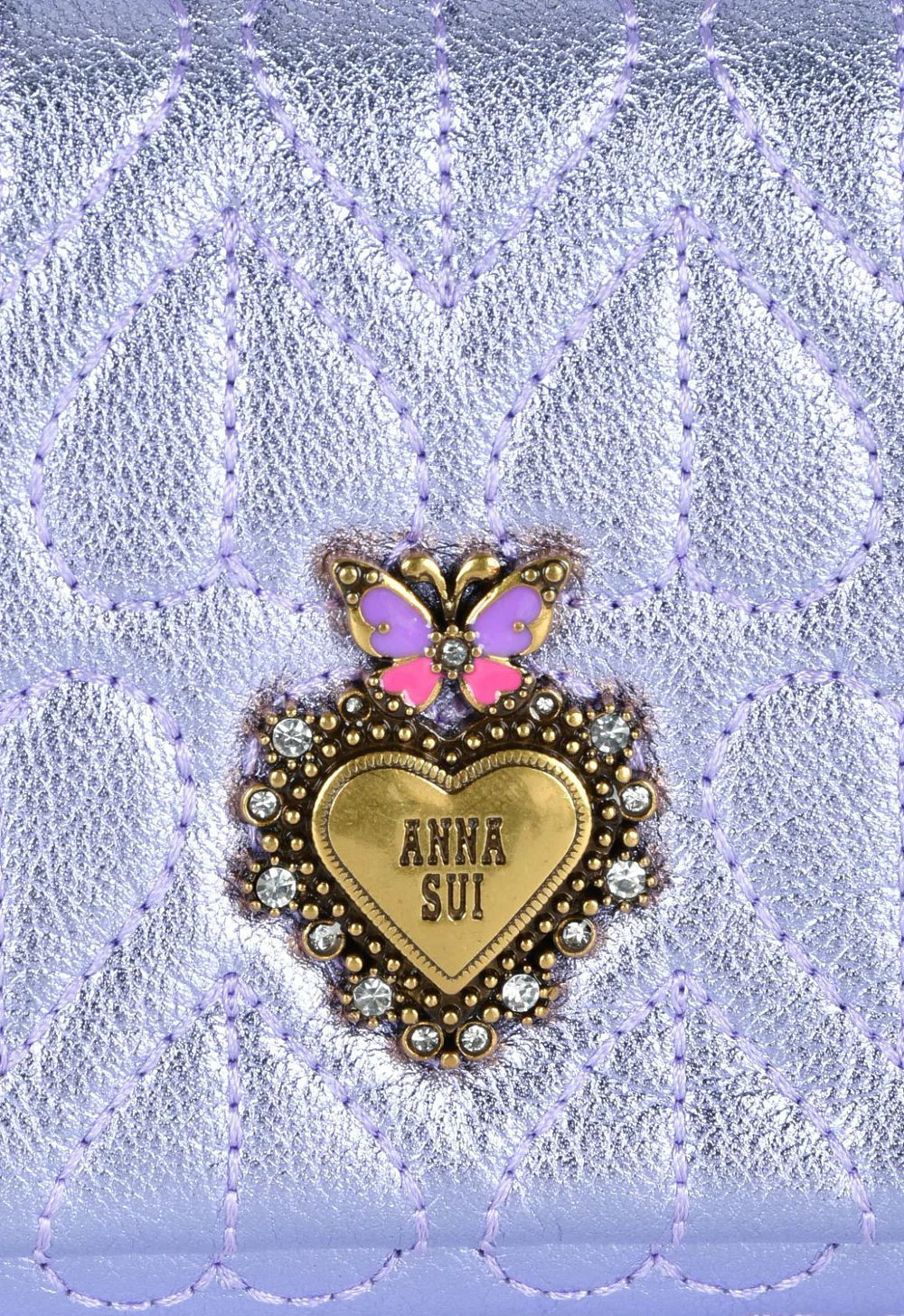 The Amour Wallet - Purple - Anna Sui Discount