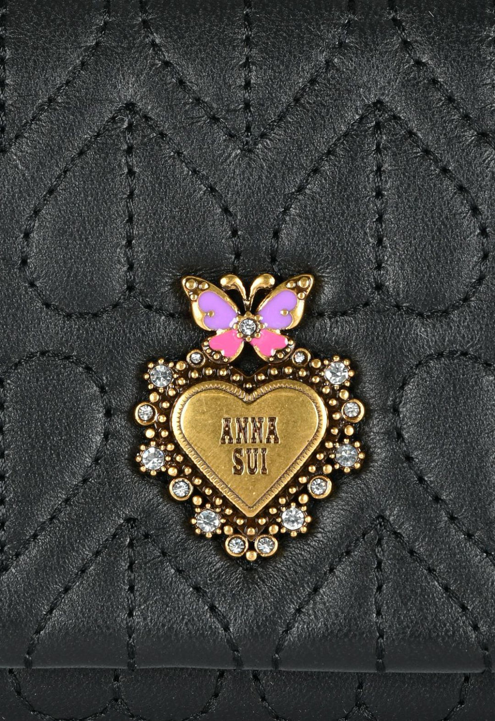 The Amour Wallet -Black - Anna Sui Online