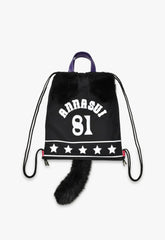 Black Cat Drawstring Bag - Anna Sui Discount