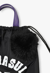 Black Cat Drawstring Bag - Anna Sui Discount