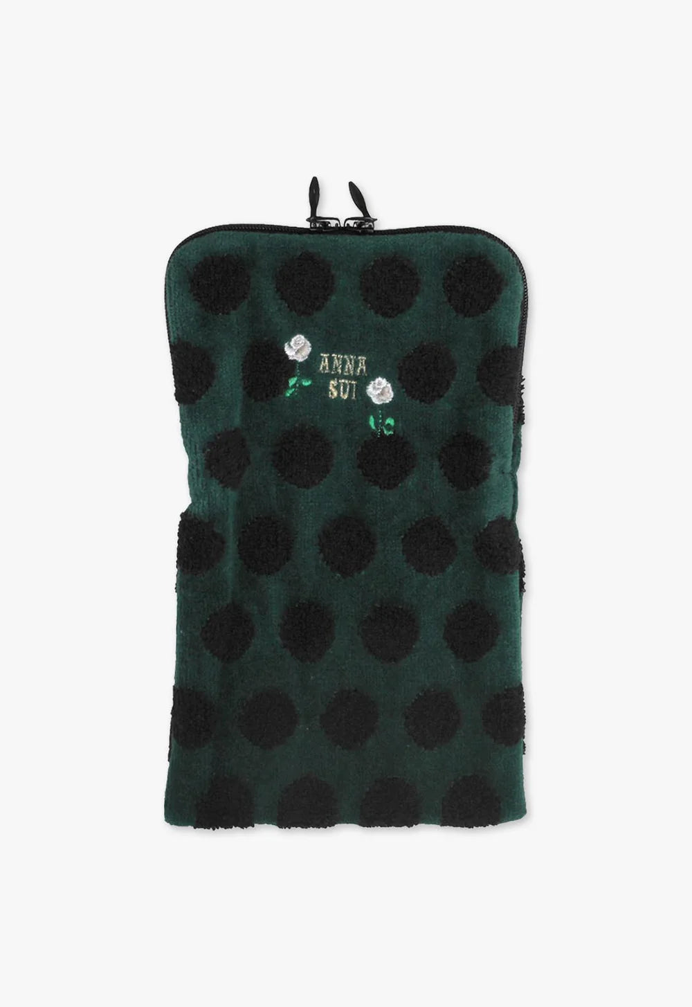 Polka Dot Towel Zipper Pouch - Anna Sui Sale