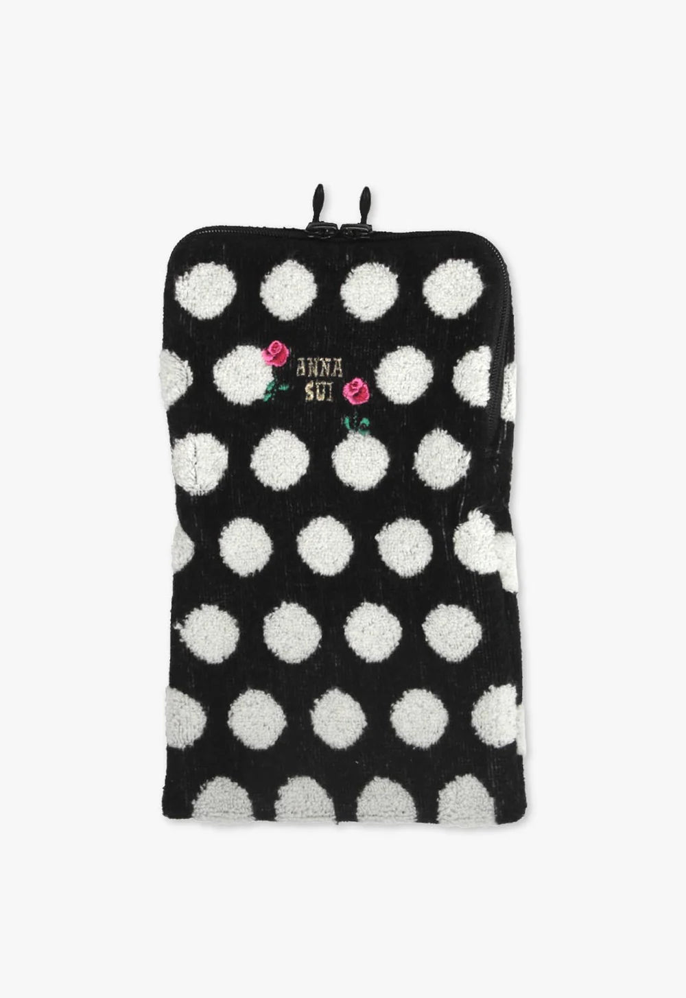 Polka Dot Towel Zipper Pouch - Anna Sui Sale