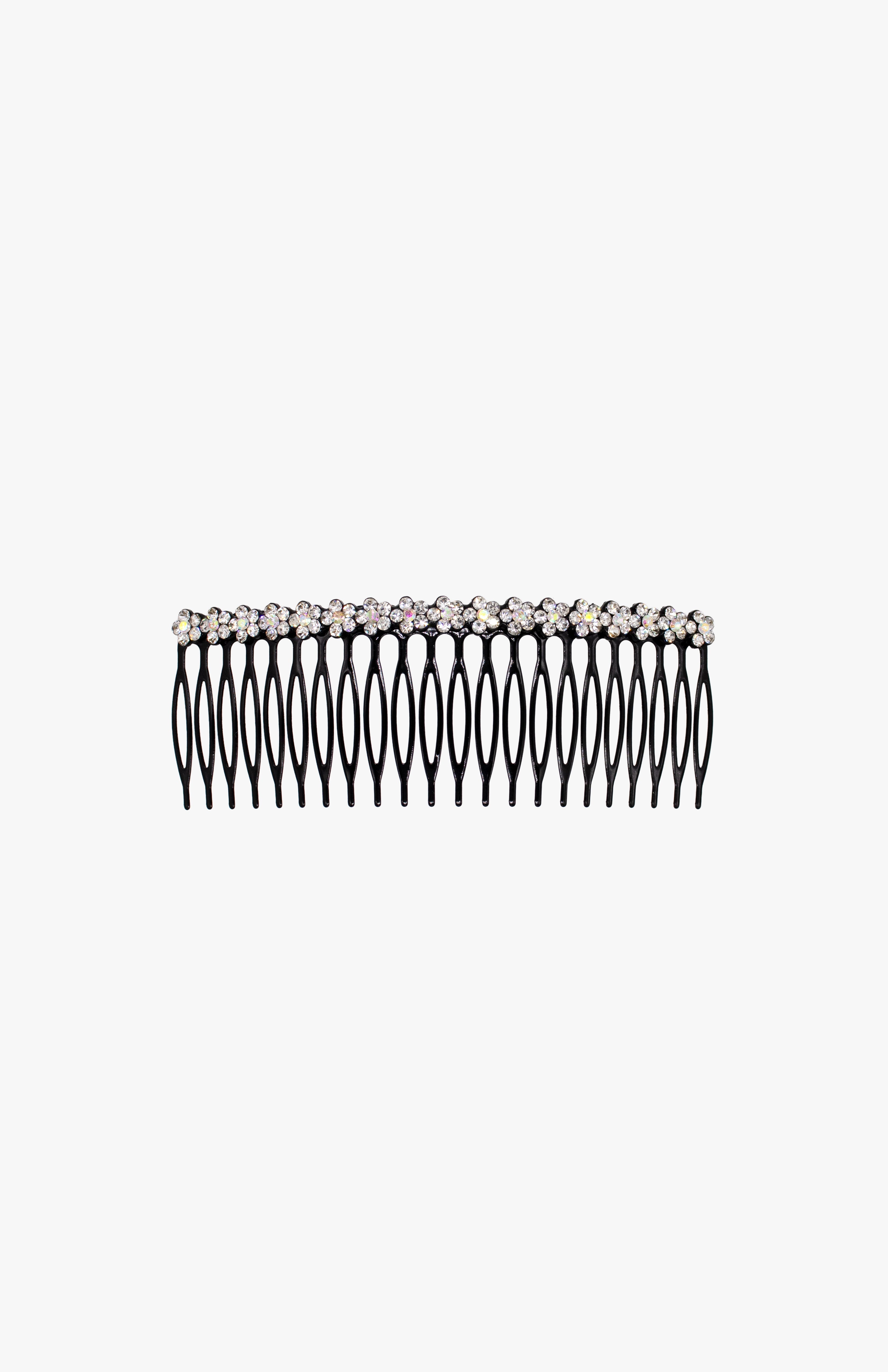 Swarovski Jeweled Flower Comb- Silver - Anna Sui Discount