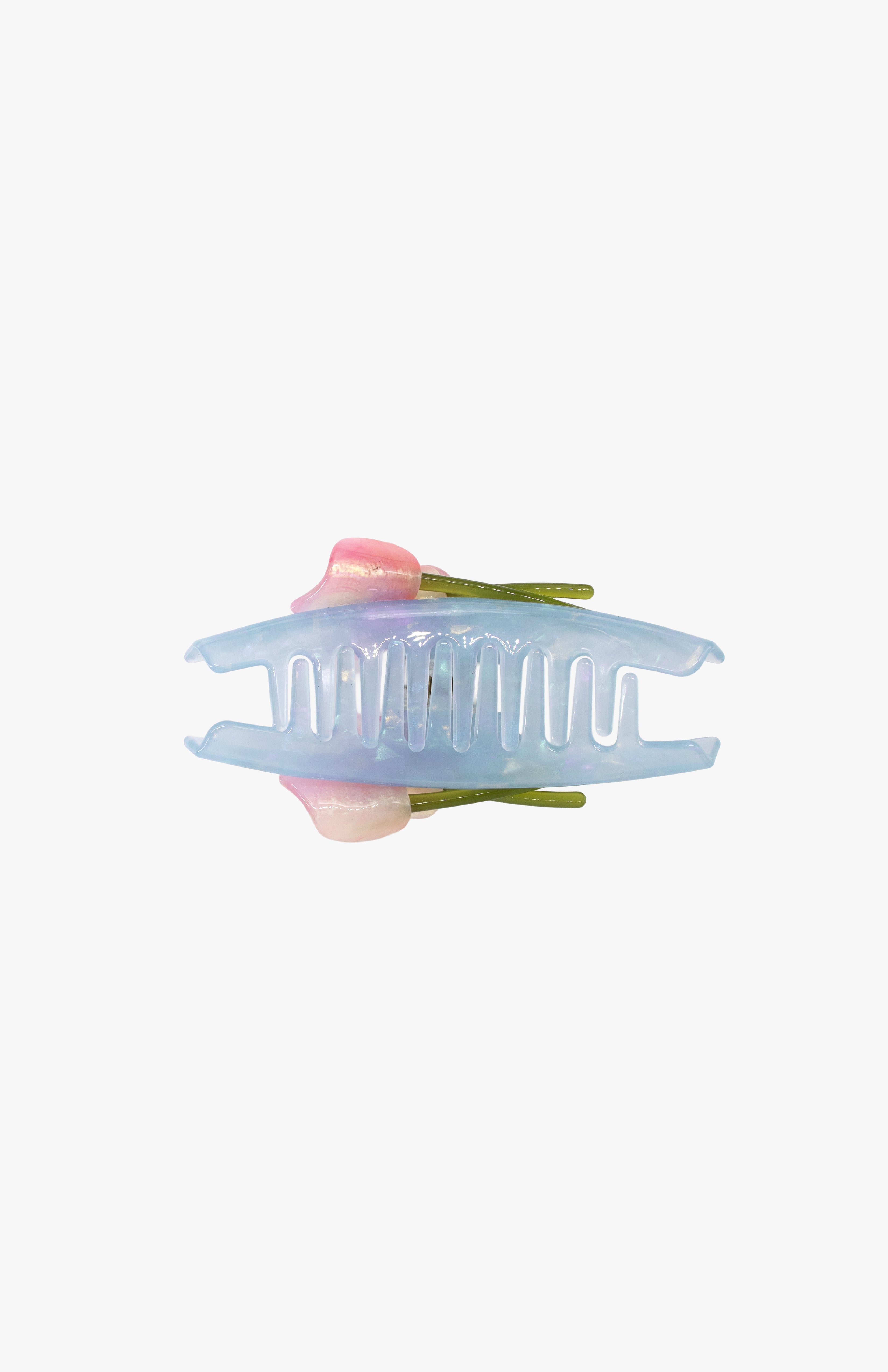 French Tulip Jaw Clip- Blue - Anna Sui US